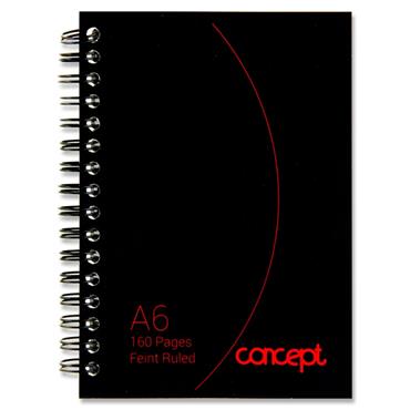 Concept A6 160Pg Wiro Notebook