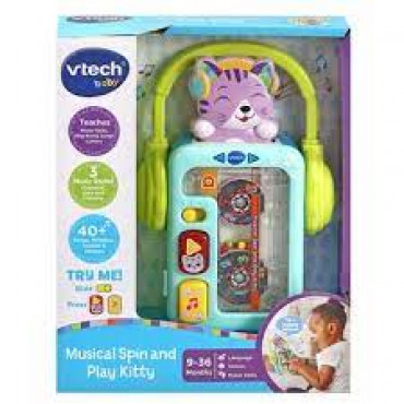 Musical Spin and Play Kitty