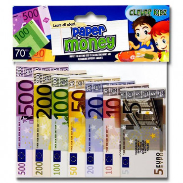 Paper Euro Money Set