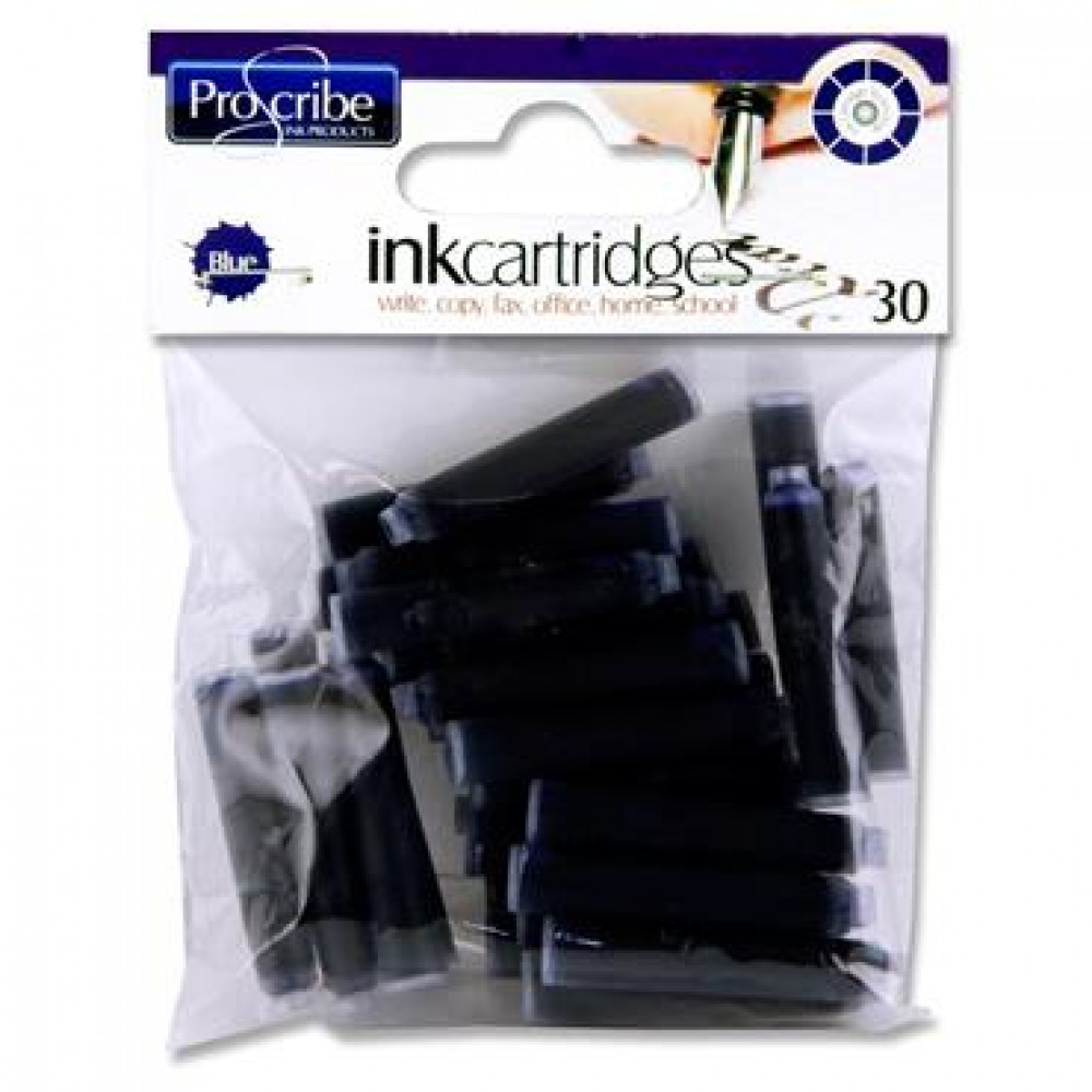 Ink Cartridges Blue Proscribe Pk30
