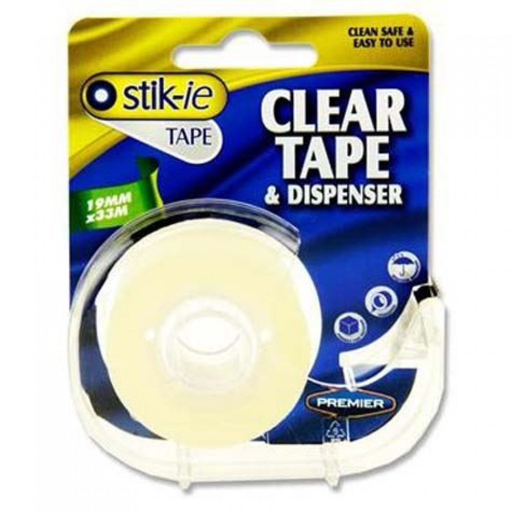 Sellotape Clear W/Dispenser Small