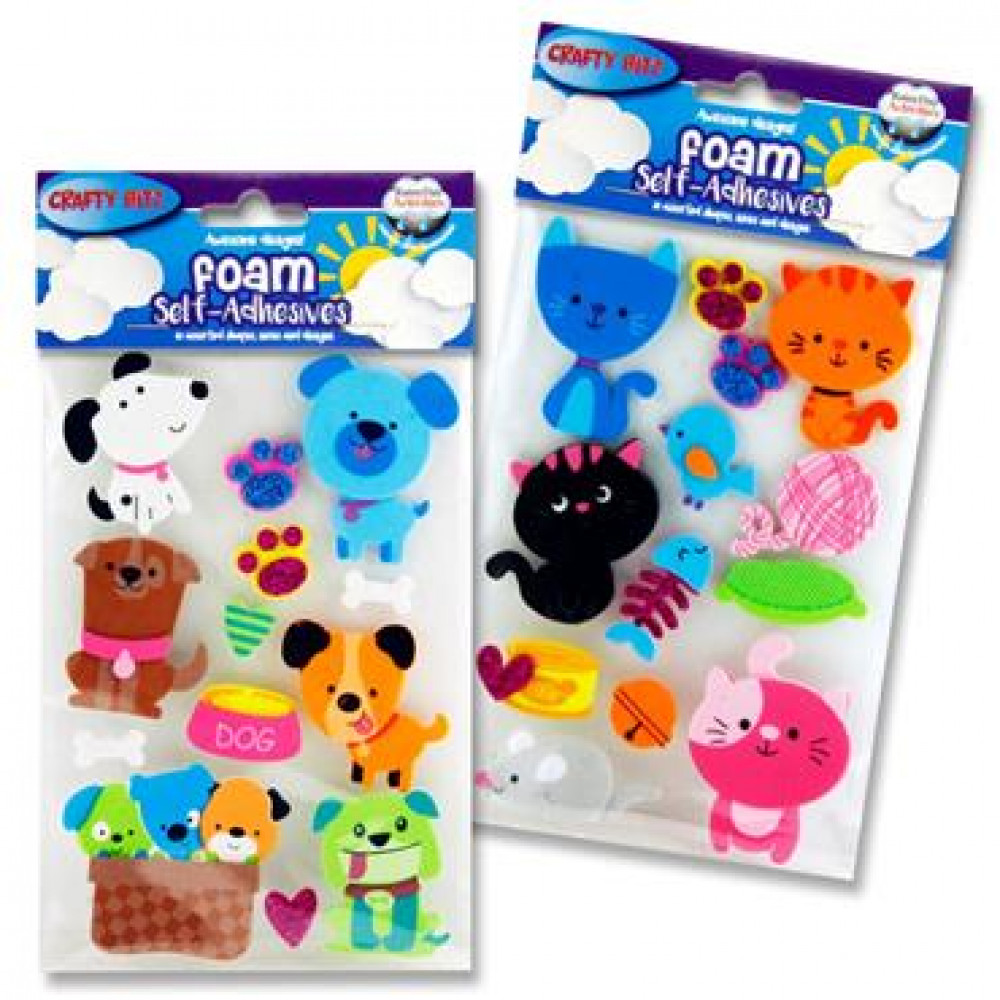 Foam Stickers My Pets 2 Asst.