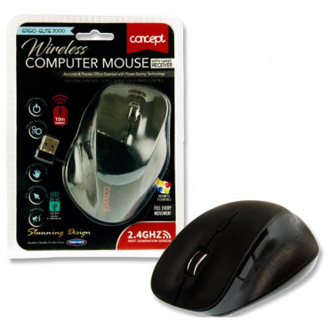 Concept Ergo Elite 2000 Wireless Computer Mouse