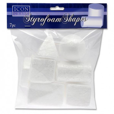 Craft Pkt.7 Styrofoam Shapes