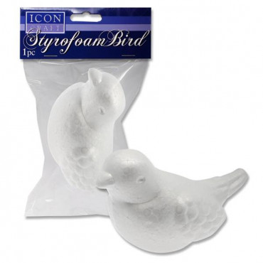Craft Styrofoam Bird 14cm