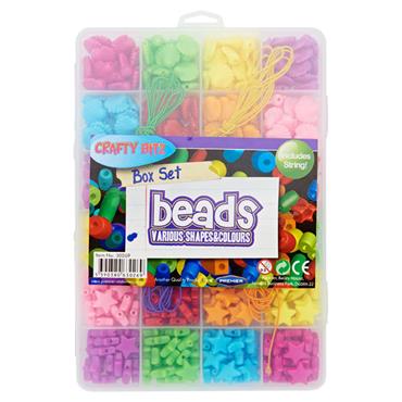 Box Set 24 Asst Shape Beads