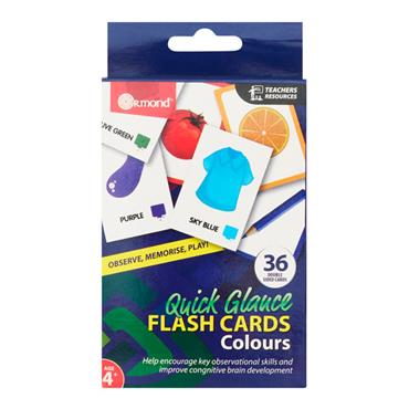 Education Flash Card 36 Cards - Color