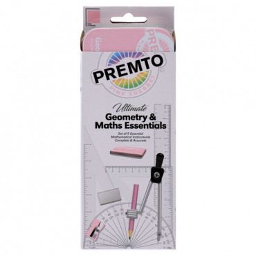 Maths Set 9PC Pink Sherbet