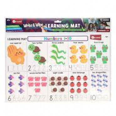 Learning Mat - Numbers 1-10
