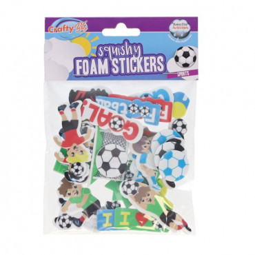 Squishy Foam Stickers Sports