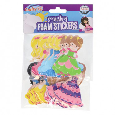 Squishy Foam Stickers Princesses