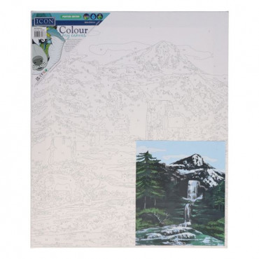 Paint By Numbers Canvas Waterfall 30*25cm