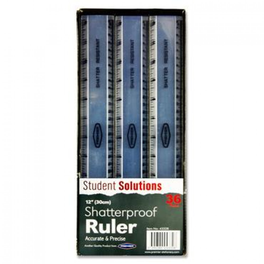 Ruler 12In Shatterproof