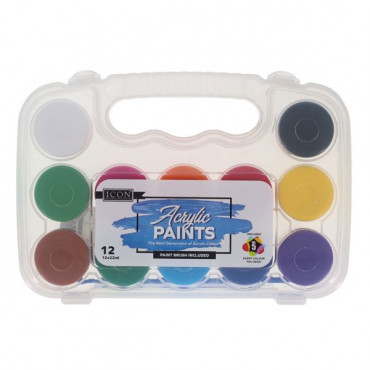 12X22ml Acrylic Paint Set