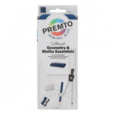9pce Maths Set Admiral Blue
