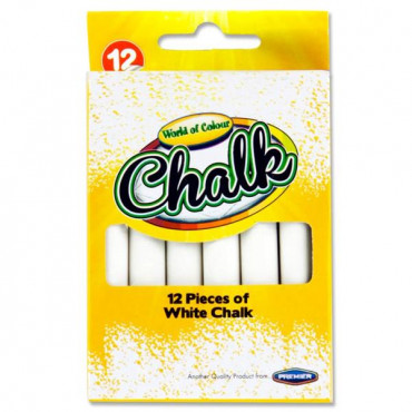 White Chalk Box 12