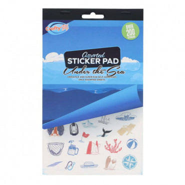 Sticker Pad - Under The Sea 200+ Assorted
