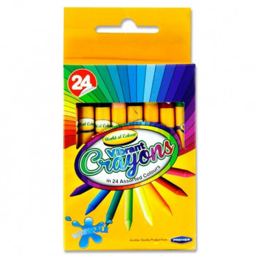 Wax Crayons Box Of 24