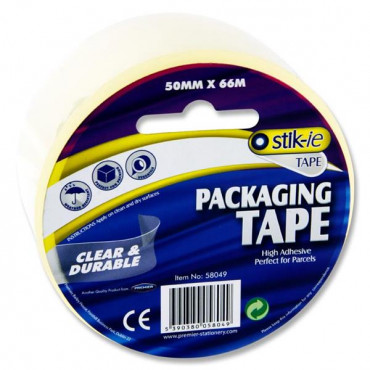 Clear Packaging Tape 66Mm X 50Mm