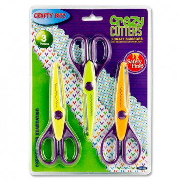 Card 3 Crazy Cutters Craft Scissors