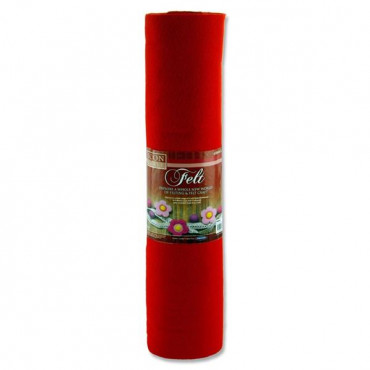 FELT ROLL RED 45CMX5M