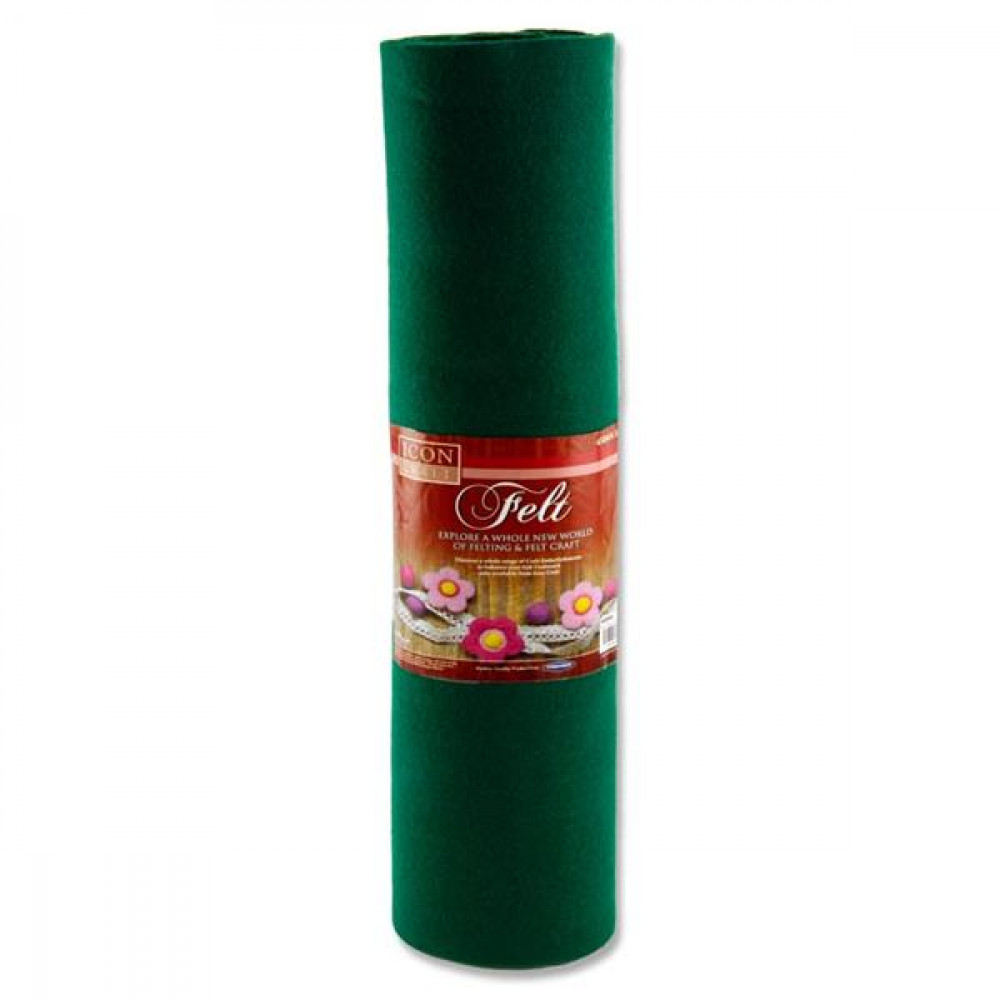 FELT ROLL GREEN 45CM