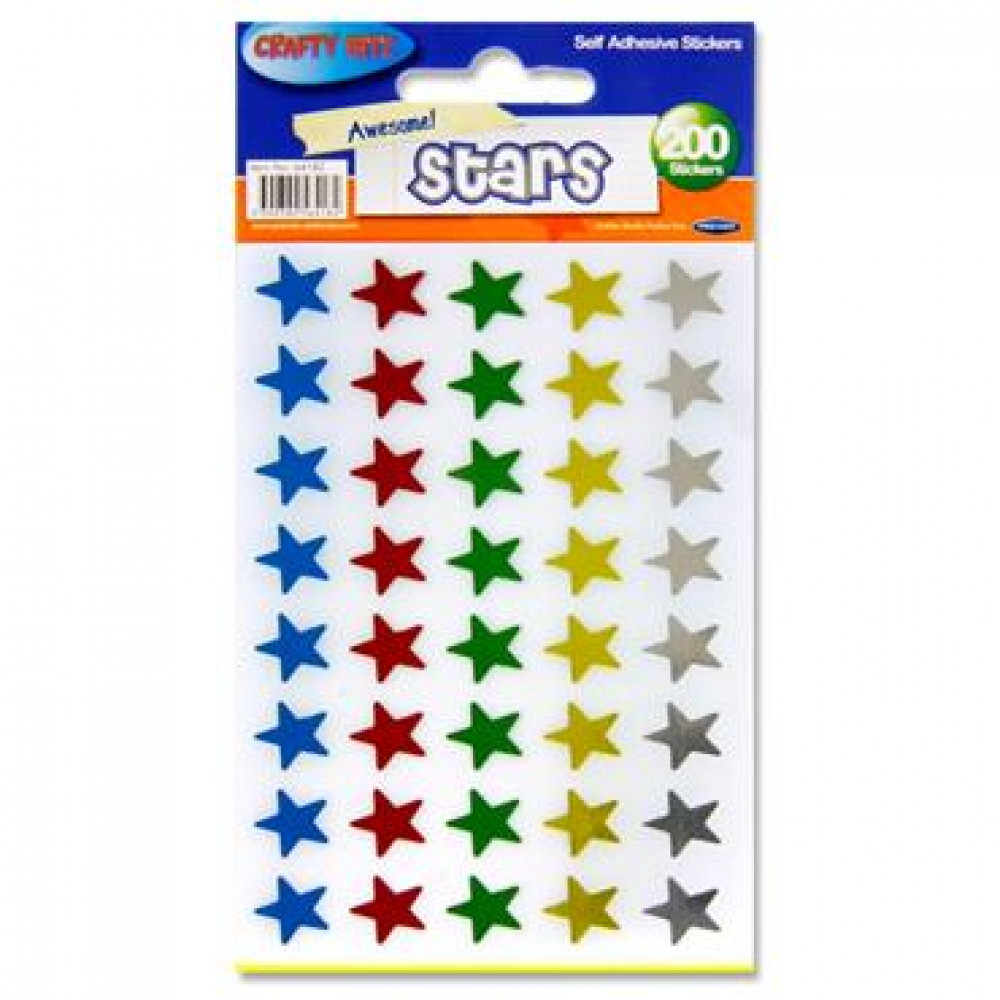 Crafty Bitz 200Stars Stickers