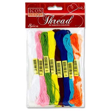 Embroidery Threads 8Pk