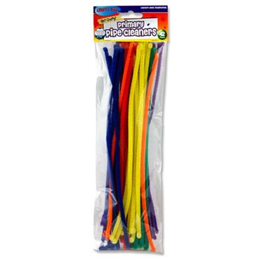 Crafty Bitz Chenille Pipe Cleaners Pkt 42