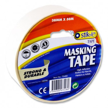 Masking Tape Stikie Roll 50Mm X 38Mm