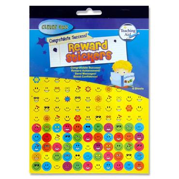 Clever Kidz 6 Sheet Reward Stickers