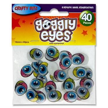 Goggly Eyes Pk40
