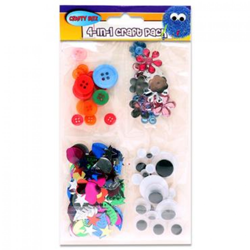 Craft Pack 4 In 1 Crafty Bitz