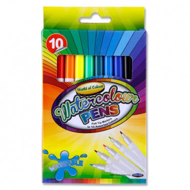 Watercolour Markers Pk 10