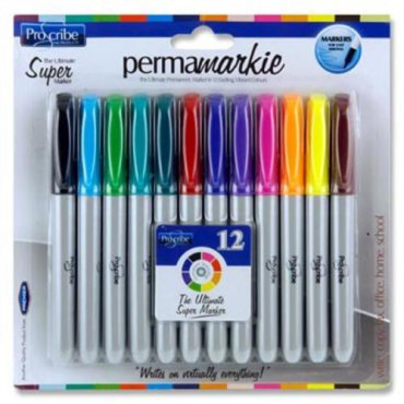 Permanent Markers Pk12 Proscribe