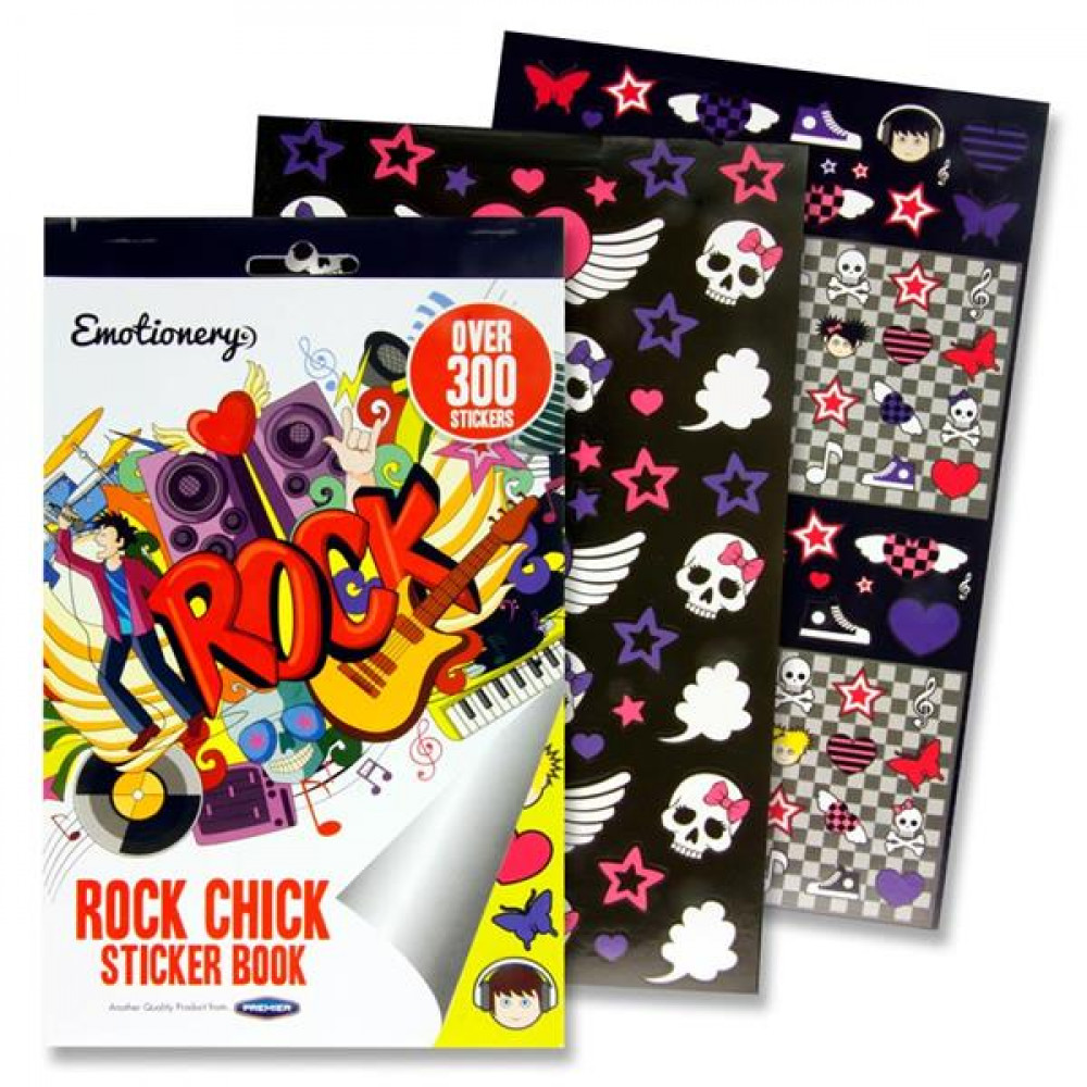 EMOTIONERY 300+ STICKER BOOK ROCK