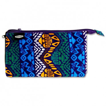 Premier 3 Pocket Flat Pencil Case - Tribal