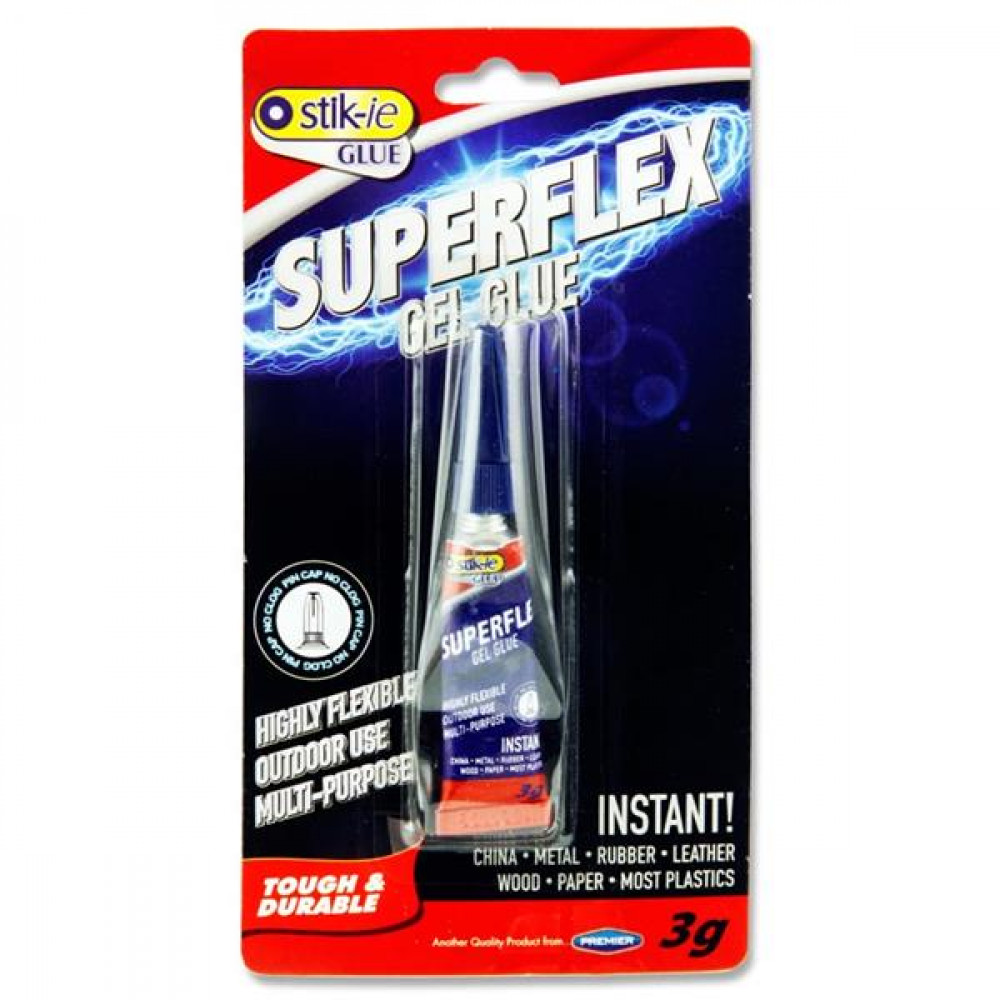 Stik-ie 3g Superflex Gel Super Glue