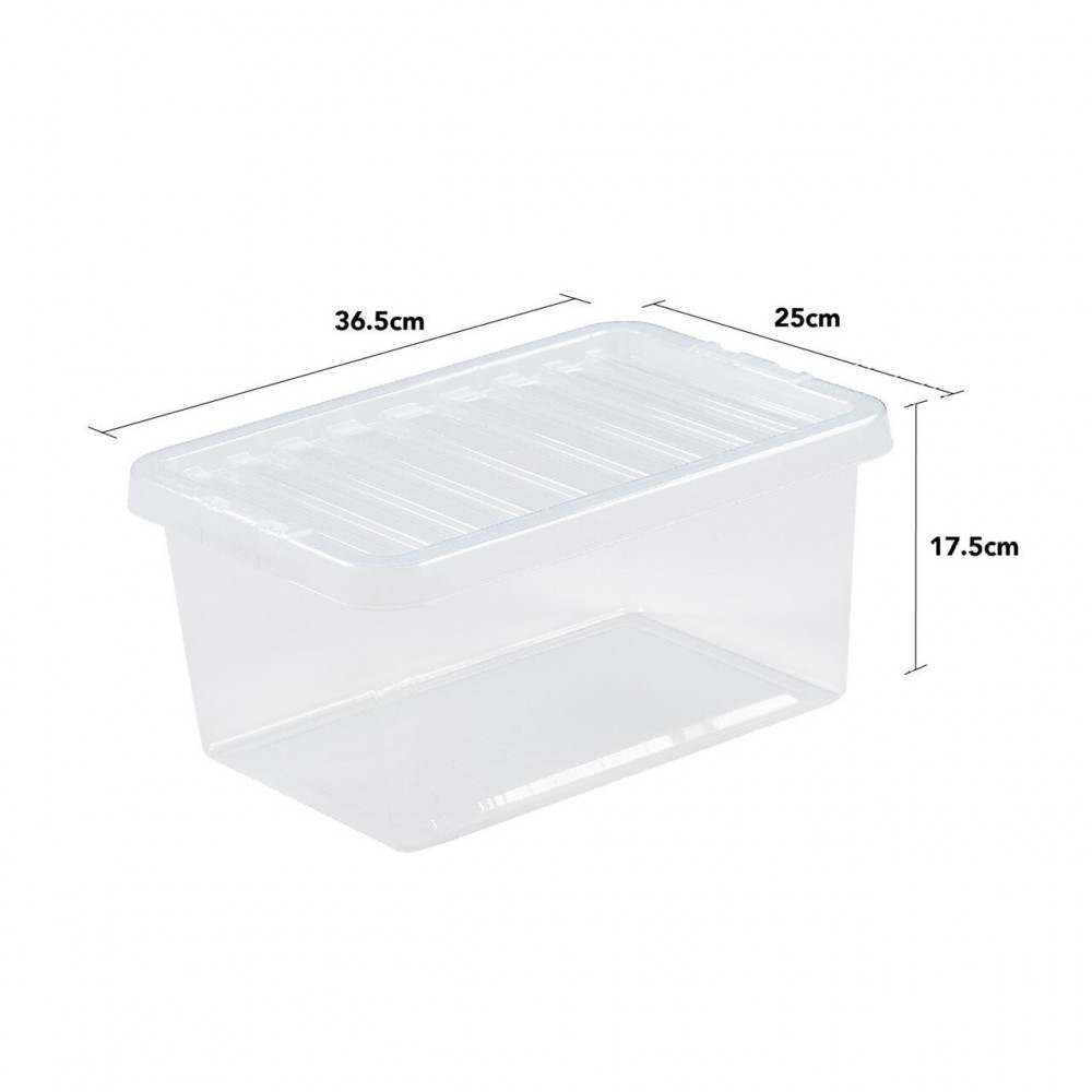 Crystal-11L-Box-&-Lid-Clear