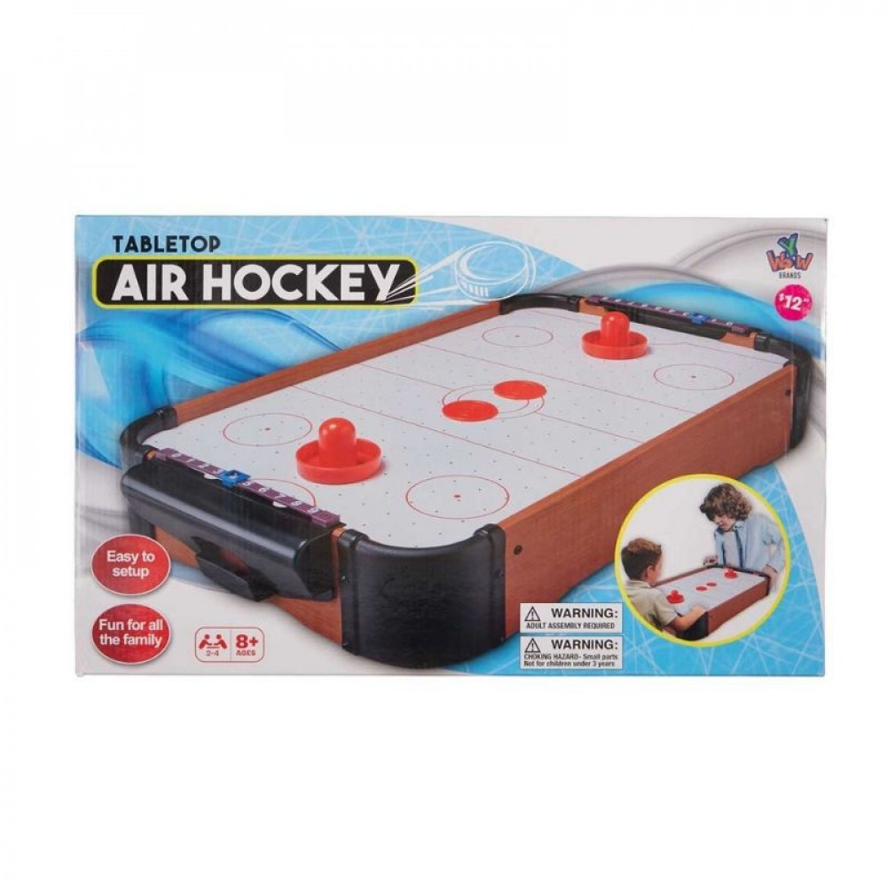 WOODEN TABLETOP AIR HOCKEY