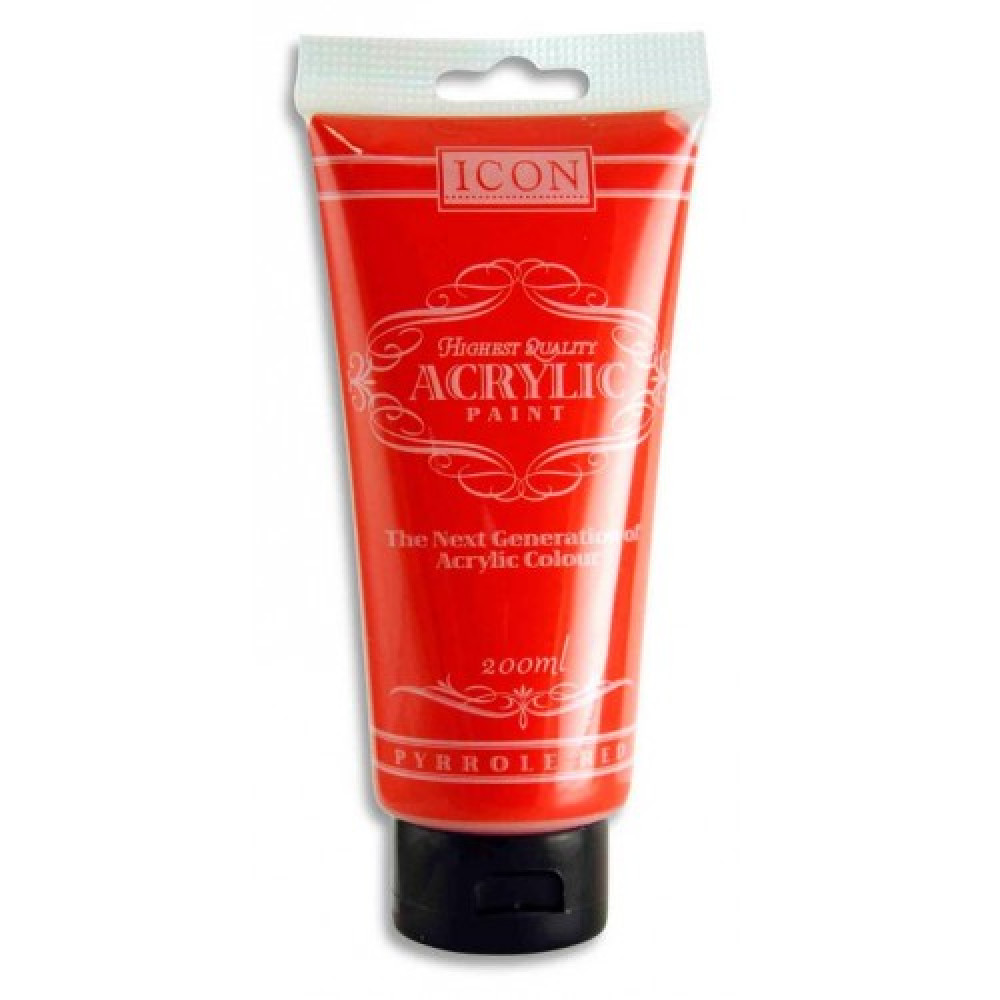 Pyrrole Red Acrylic Paint 200Ml