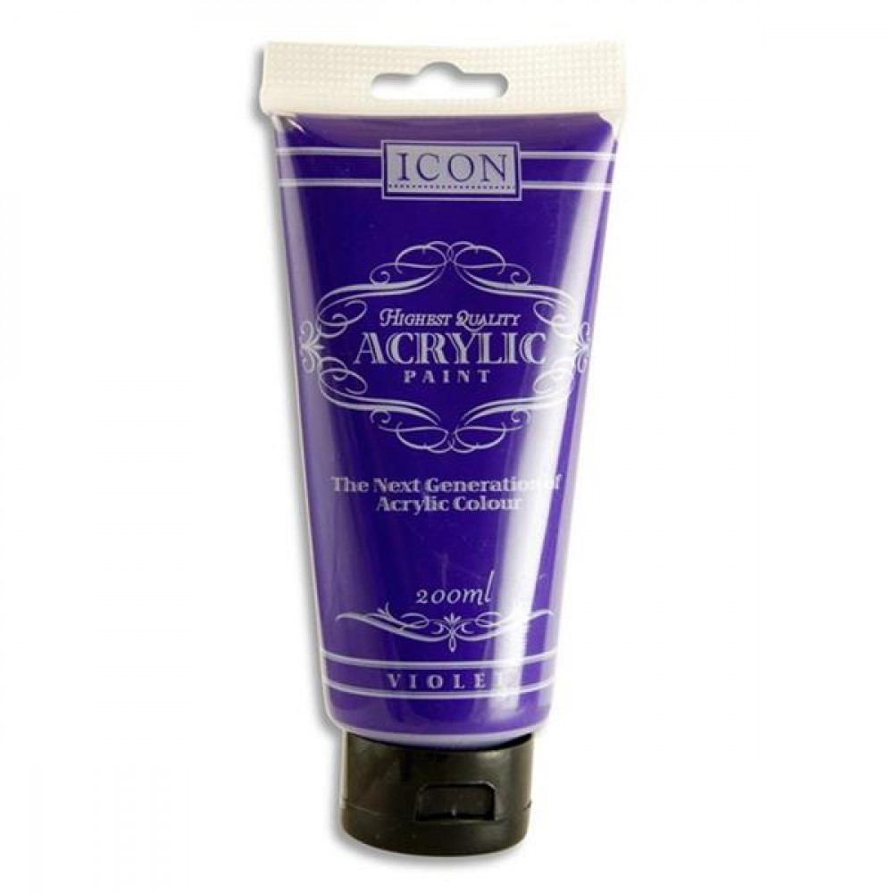 Violet Purple Acrylic Paint 200Ml