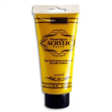 Ochre Yellow Acrylic Paint 200Ml