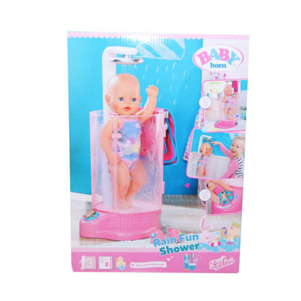 rain fun shower baby born