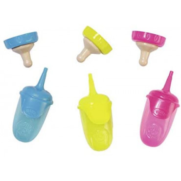 BABY born Bottle with Cap 3 assorted 43cm