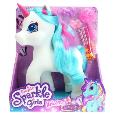 funville sparkle girlz royal horse styling set