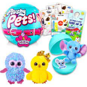 5 SURPRISE PLUSHY PETS