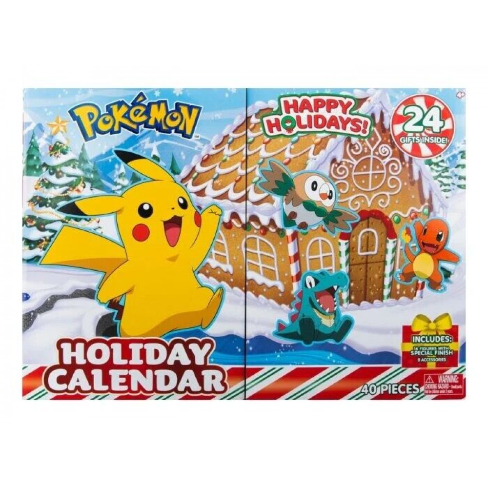 Pokemon Battle Figure Holiday Calendar